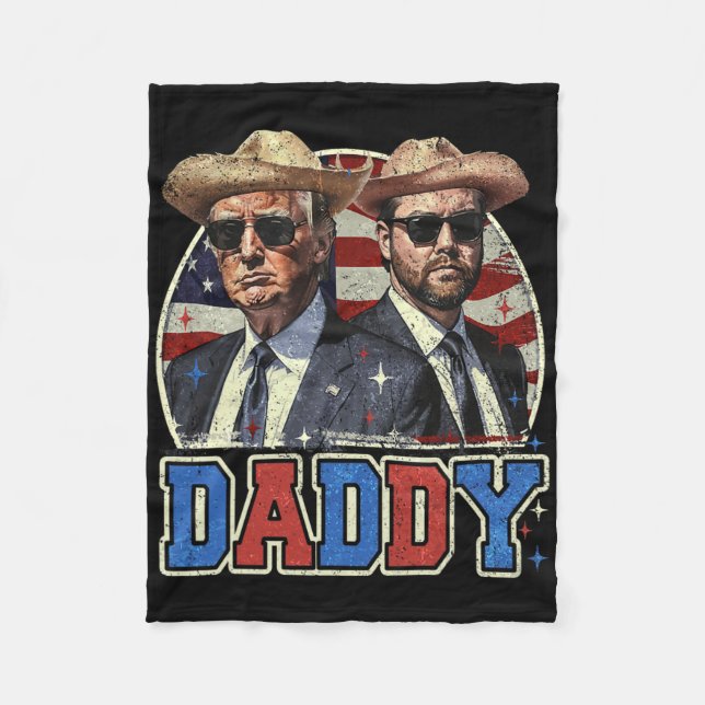 Pappa Trump 9  Fleecefilt (Framsidan)