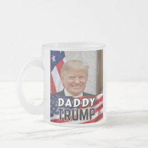 Pappa Trump Frostad Glasmugg