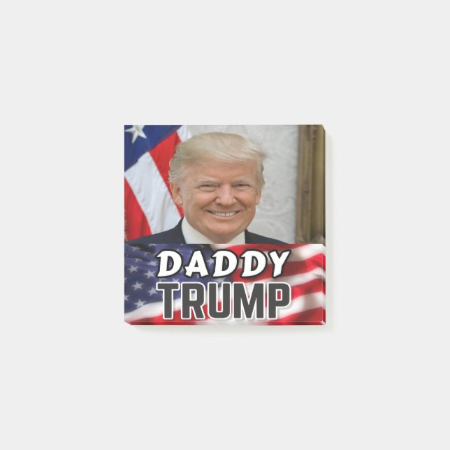 Pappa Trump Post-it Block (Framsida)