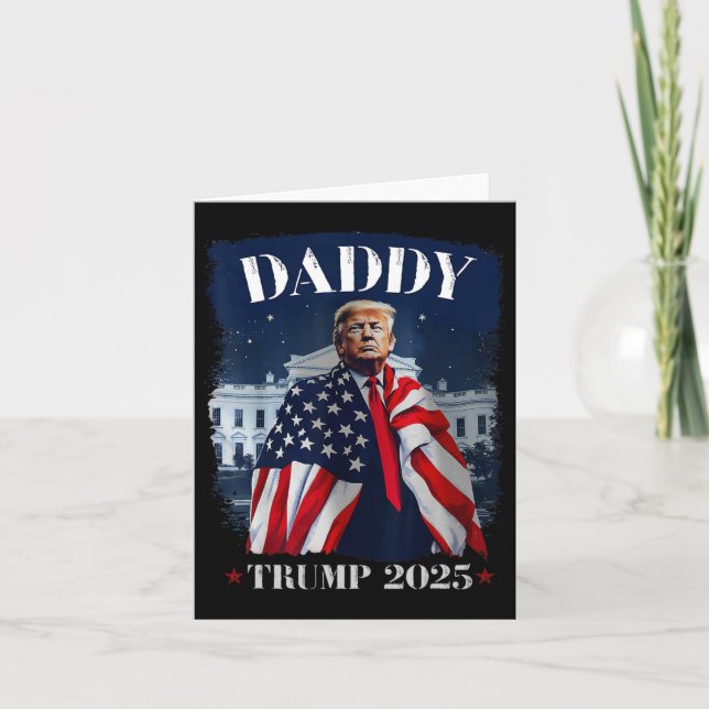 Pappa Trump Rolig tröja - pappa Trump Kort (Framsida)