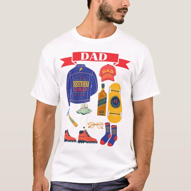 pappa tshirt t shirt (Framsida)