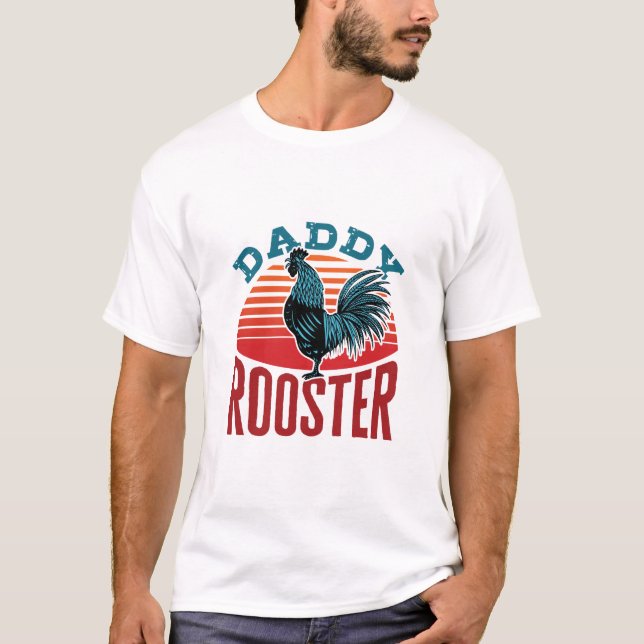 Pappa Tupp Chicken Pappa T Shirt (Framsida)
