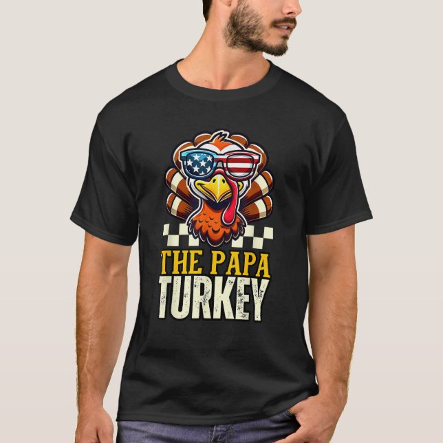 Pappa Turkiet Pappa Dinner Group (familj) T Shirt (Framsida)