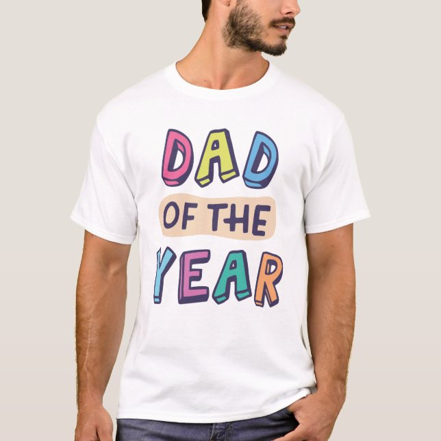 Pappa under året t shirt (Framsida)