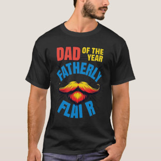 Pappa under årets fatherly-Funny Far's Day Beard T Shirt