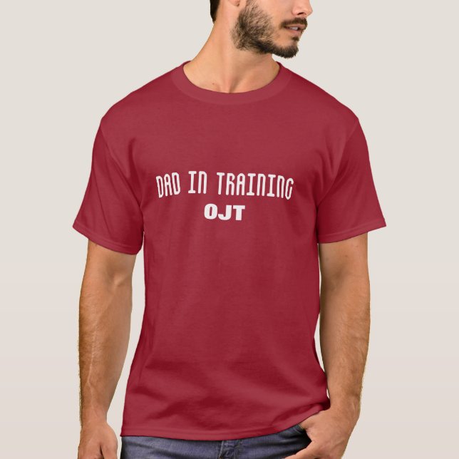 Pappa under utbildning t-shirt (Framsida)