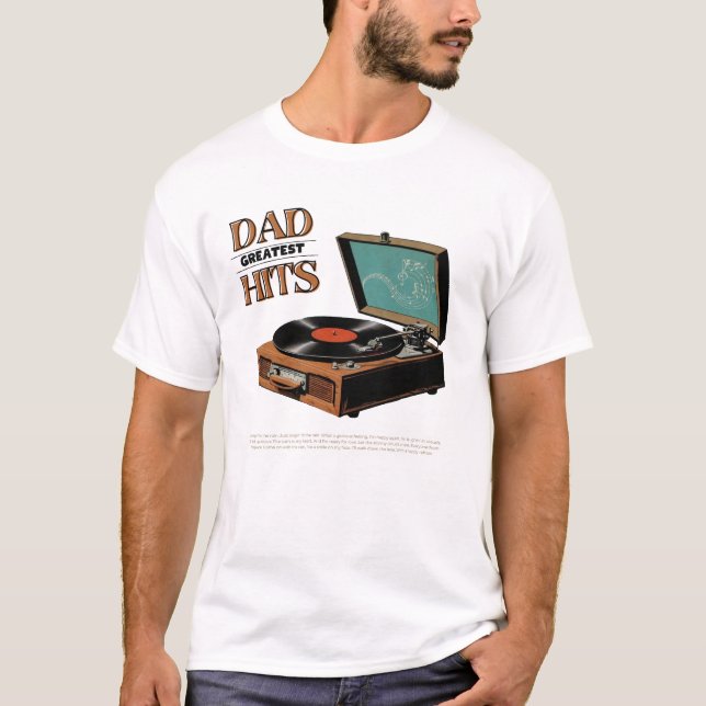 Pappa Underbarare Slåare T Shirt (Framsida)