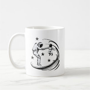 Pappa Universe Guide Fars dag Space Kaffemugg