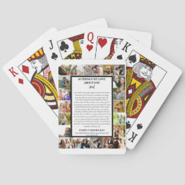 Pappa uppskattning | Fars dag 22 Fotokollage Casinokort