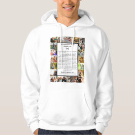 Pappa uppskattning | Fars dag 22 Fotokollage Hoodie