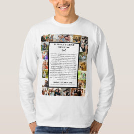 Pappa uppskattning | Fars dag 22 Fotokollage T Shirt
