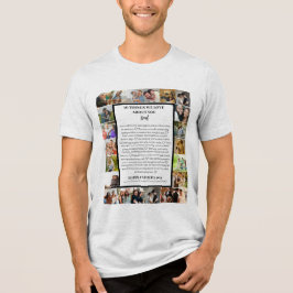 Pappa uppskattning | Fars dag 22 Fotokollage T Shirt