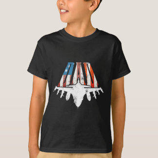 Pappa Us Amerikansk Flagga Luft Stridsflygplan Far T Shirt