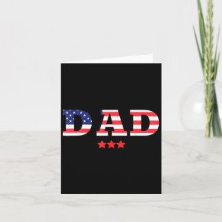 Pappa USA Flagga 4 juli självständighetsdag firand Kort