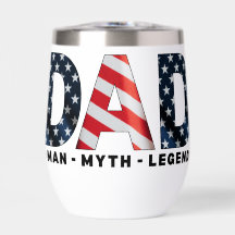 Pappa USA IndeIndeSjälvständighet Fars dag Patriot