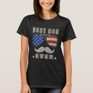 Pappa - USA:s Flagga Fars dag 4 juli T Shirt