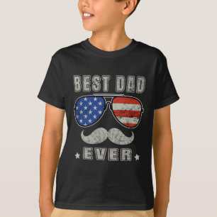 Pappa - USA:s Flagga Fars dag 4 juli T Shirt