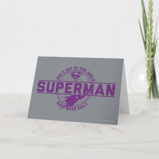 Pappa ut från denna värld kort (Framsida)