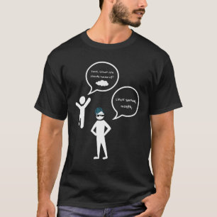 Pappa, vad är moln av? Linux-servrar oftast T Shirt