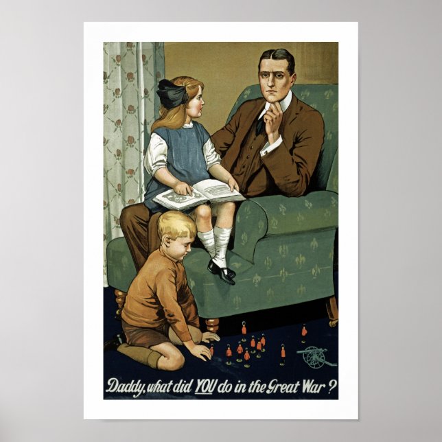 Pappa, vad gjorde du i Underbara Krig? Poster (Framsidan)