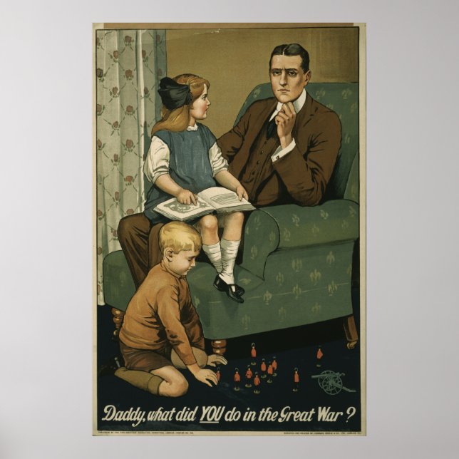 Pappa, vad gjorde du i Underbara Krig? Poster (Framsidan)