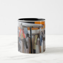 Pappa verkstad Två-Tonad mugg