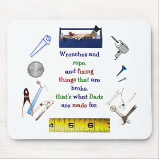 Pappa verktyg boxas Mousepad Musmatta