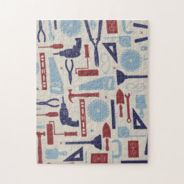 Pappa Verktyg Pussel