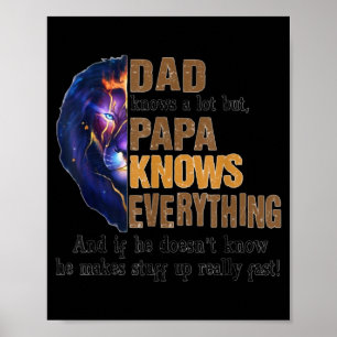 Pappa vet mycket, men Pappa vet allt Far Poster