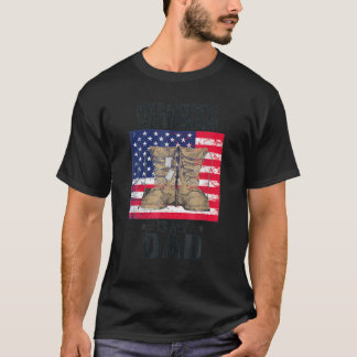 Pappa Veteran Proud Kids Veterans Day Far är min D T Shirt