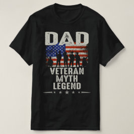pappa veteransk mytlegend t shirt