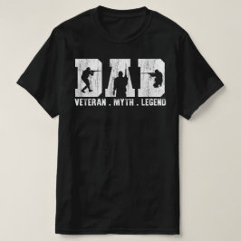 pappa veteransk mytlegend t shirt