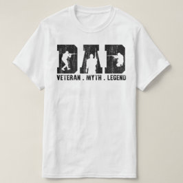 pappa veteransk mytlegend t shirt
