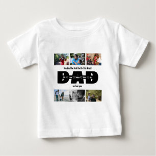 Pappa, vi älskar dig – Fars dag 6 Foto Collage T Shirt