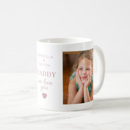 Pappa vi älskar dig / Söt 2 bilder Kaffemugg
