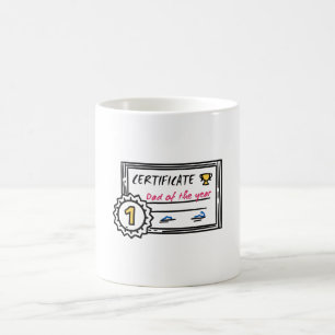 Pappa vid årets fars dag-utmärkelse kaffemugg