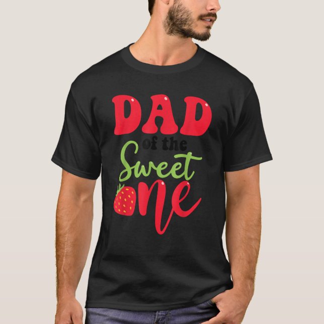 Pappa vid den svenska jordgubbssunans första födel t shirt (Framsida)