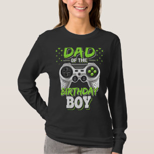 Pappa vid födelsedagsjejsaren Matching Video Gamer T Shirt