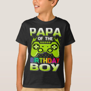 PAPPA vid födelsedagsjubiléet Matching Video Gamer T Shirt