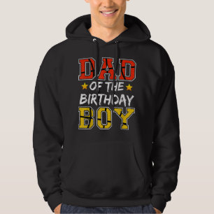 Pappa vid födelsedagspojken Basketball Far pappa F Hoodie
