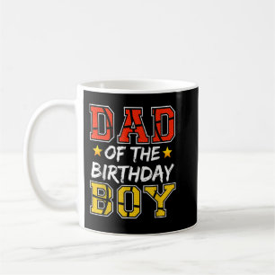 Pappa vid födelsedagspojken Basketball Far pappa F Kaffemugg