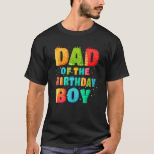 Pappa vid födelsedagspojken Rex Dinosaur pappa Pap T Shirt