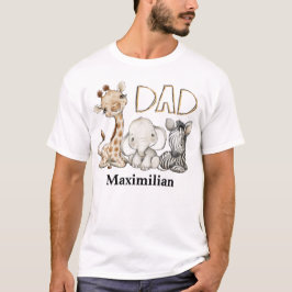 Pappa vid födelsedagspojken Safari T Shirt