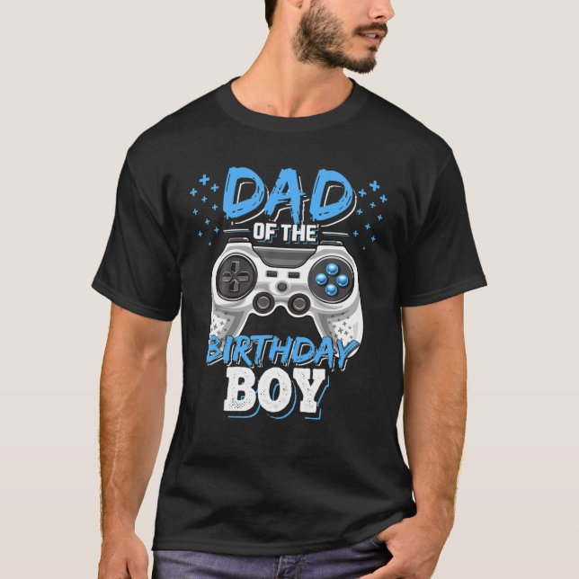 Pappa vid födelsedagstjällande filmspelarfödelsen t shirt (Framsida)