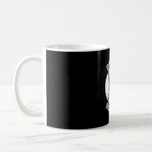 Pappa vid fotbollsarenan Baseball Boll Player Coac Kaffemugg