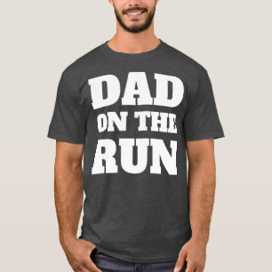 Pappa vid springa t shirt