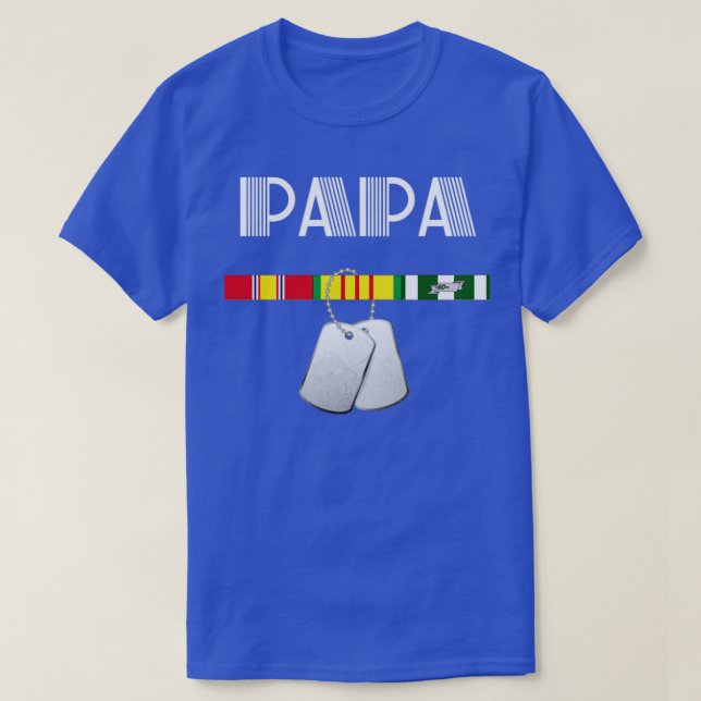 Pappa VietNam Veteran VietNam Veteran-gåvor T Shirt (Design framsida)