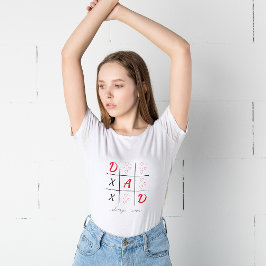 Pappa vinner alltid klär modern XOXO Valentines da T Shirt