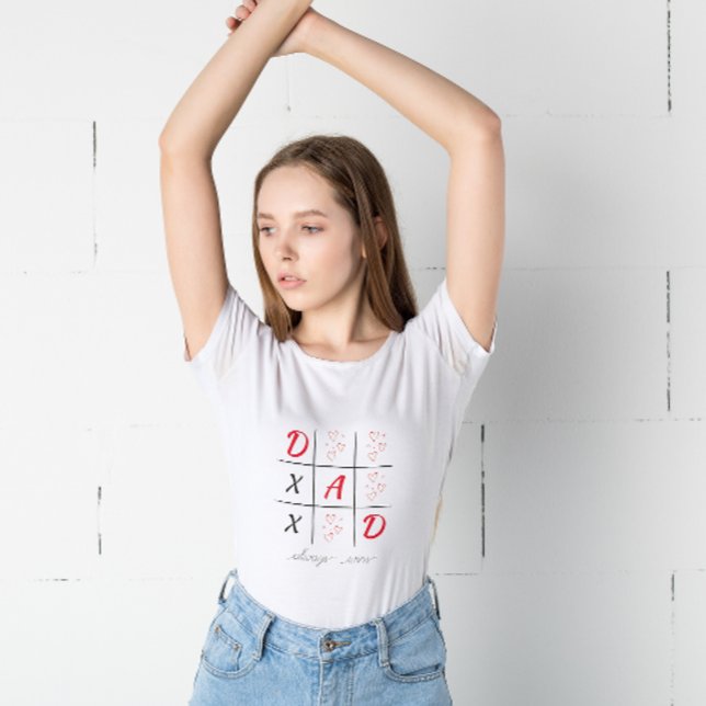 Pappa vinner alltid klär modern XOXO Valentines da T Shirt (Skapare uppladdad)