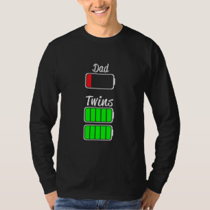 Pappa von Zwillen förväntar sig pappa i twilling T Shirt